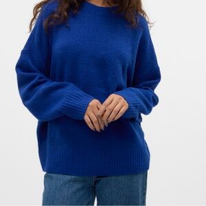 Reitmans Royal Blue Crew Neck Sweater
